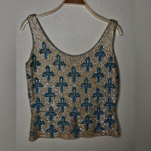 Vintage 50’s beaded sequin too